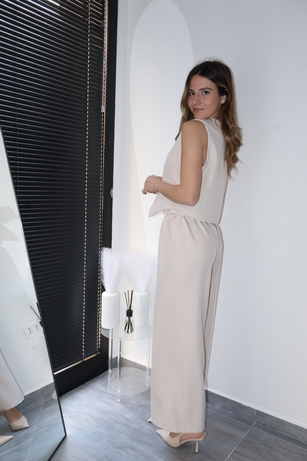 Completo gilet “spring “ (vari colori)