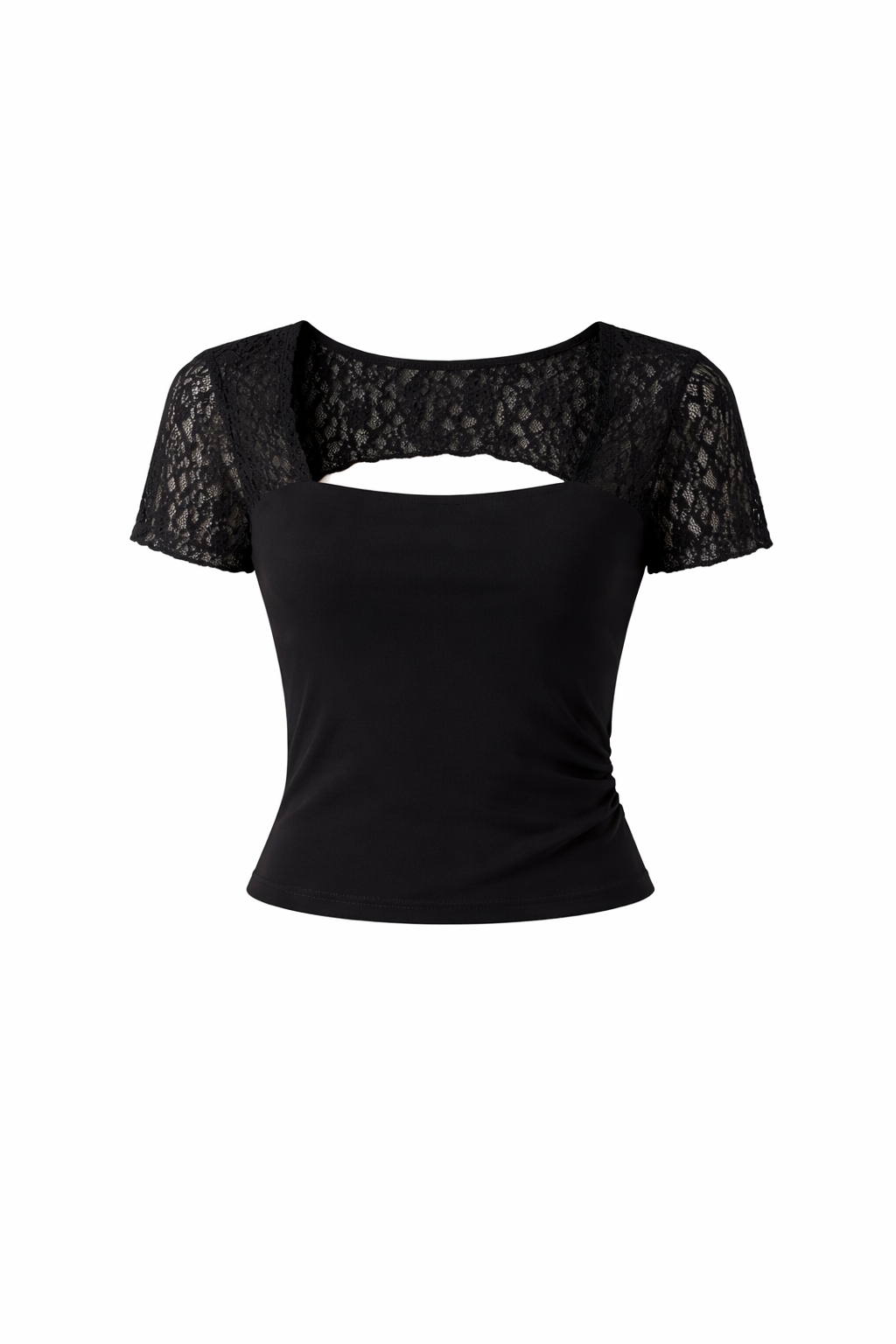 Top hana con pizzo (vari colori)