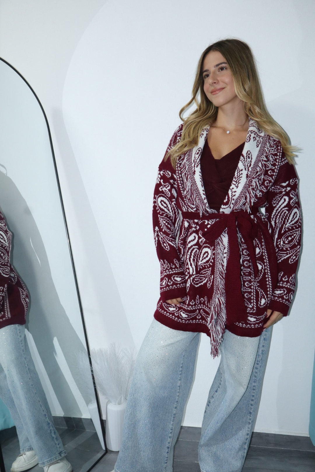 Cardigan con frange 2.0