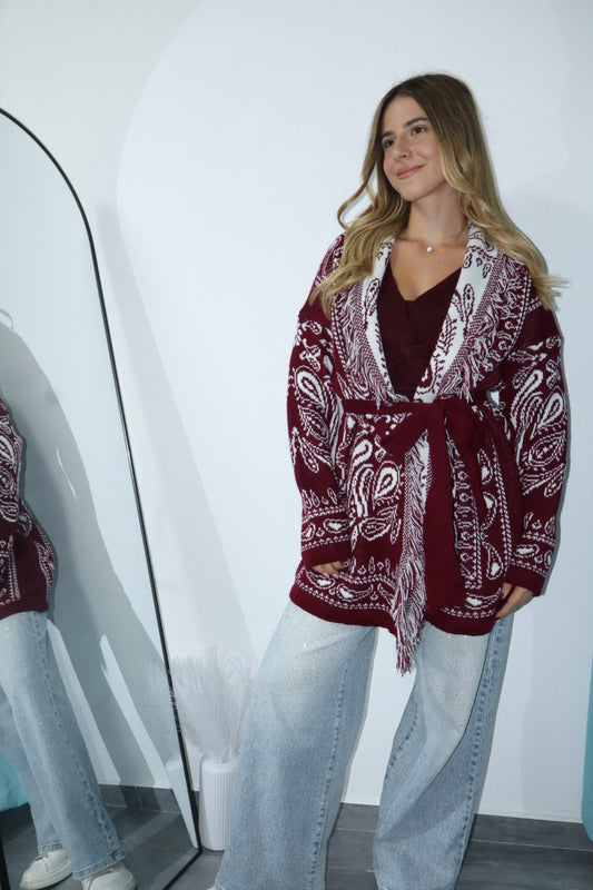 Cardigan con frange 2.0