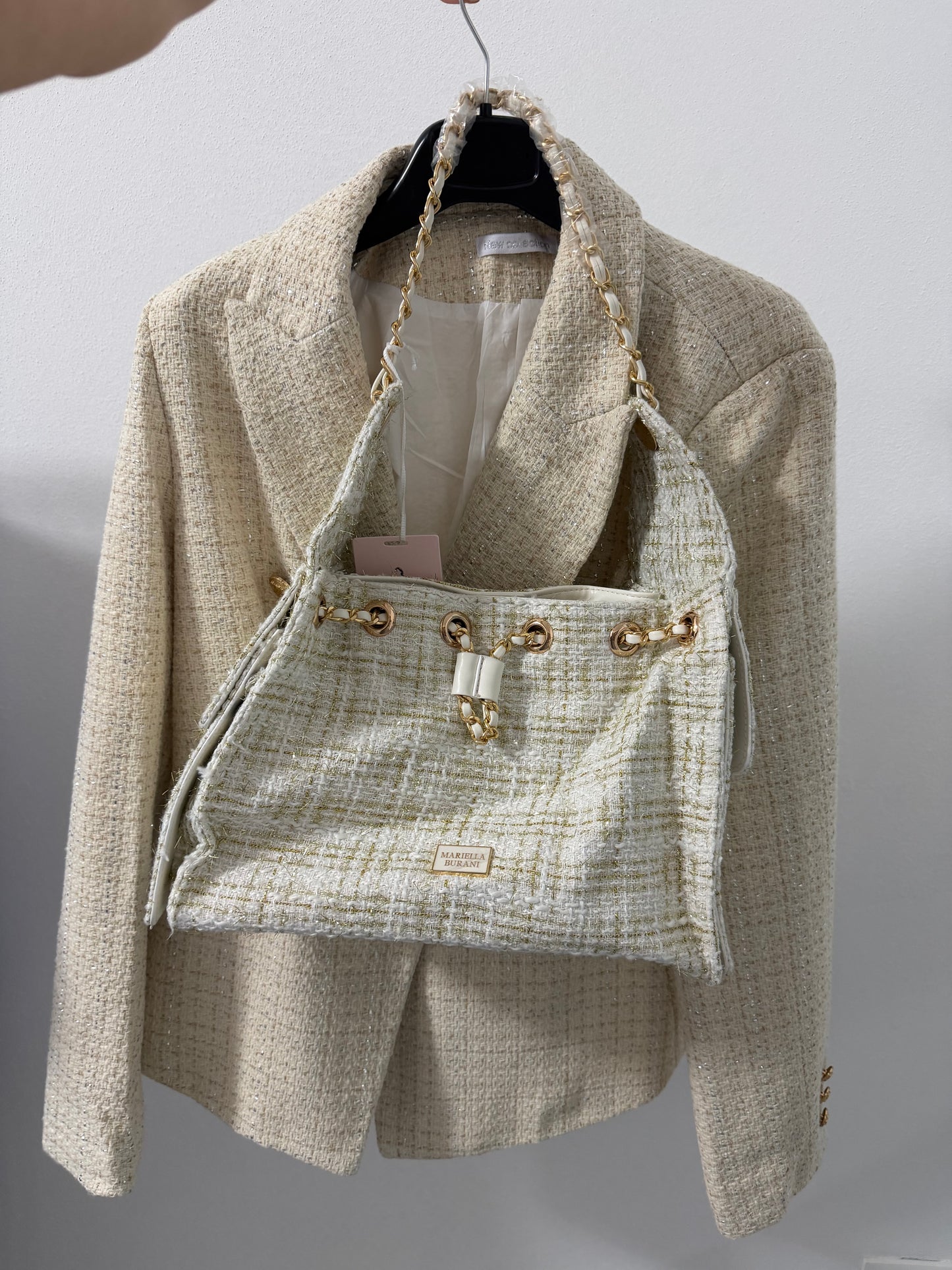 Borsa effetto tweed “chanty” (vari colori)