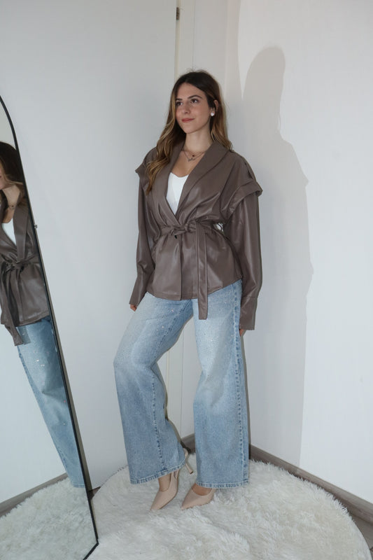 Trench ecopelle “myla” (vari colori)