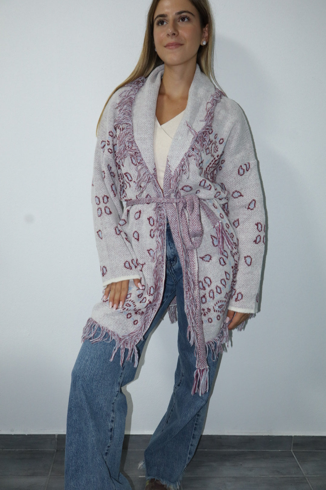 Cardigan frange viral