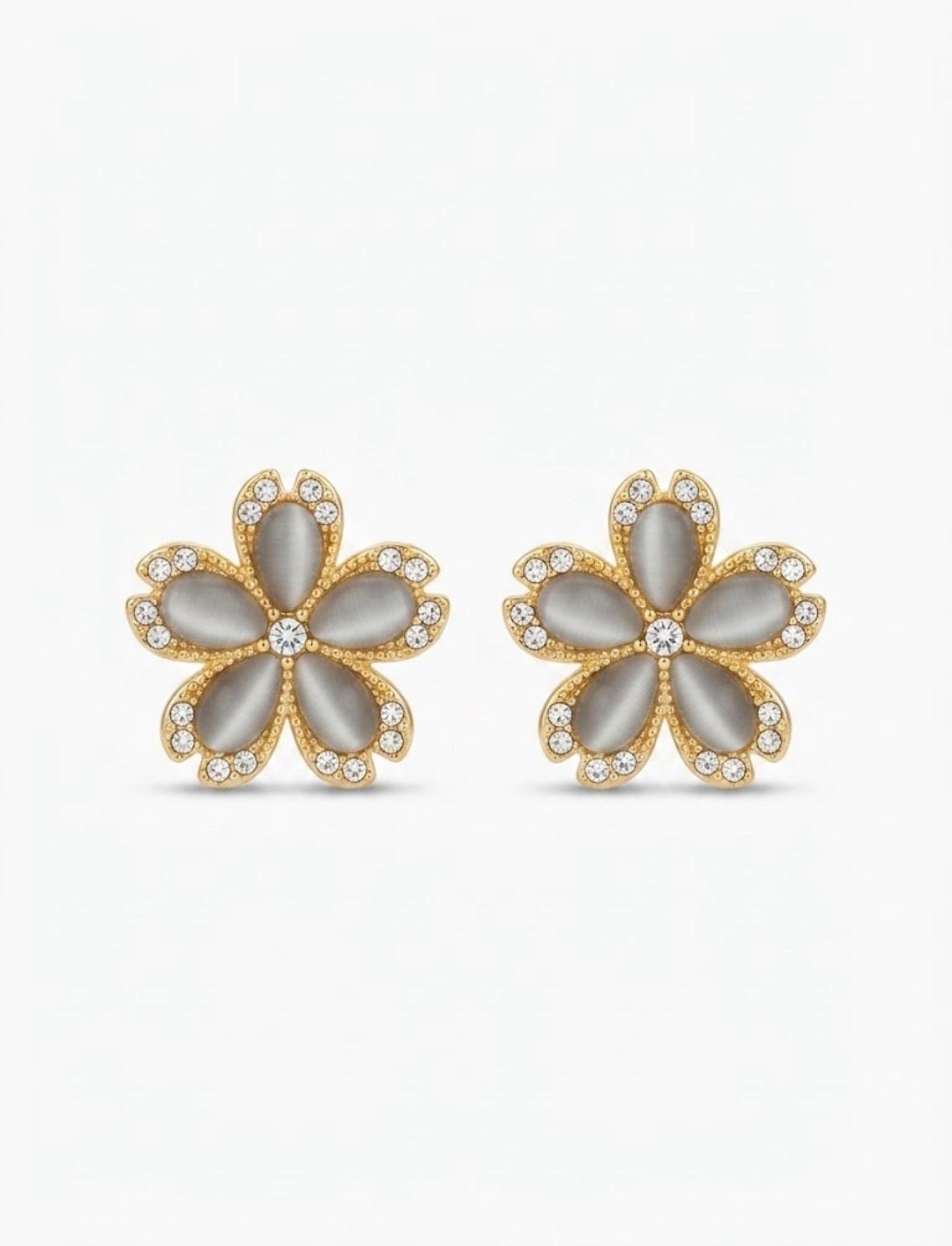 Orecchini fiore 3D