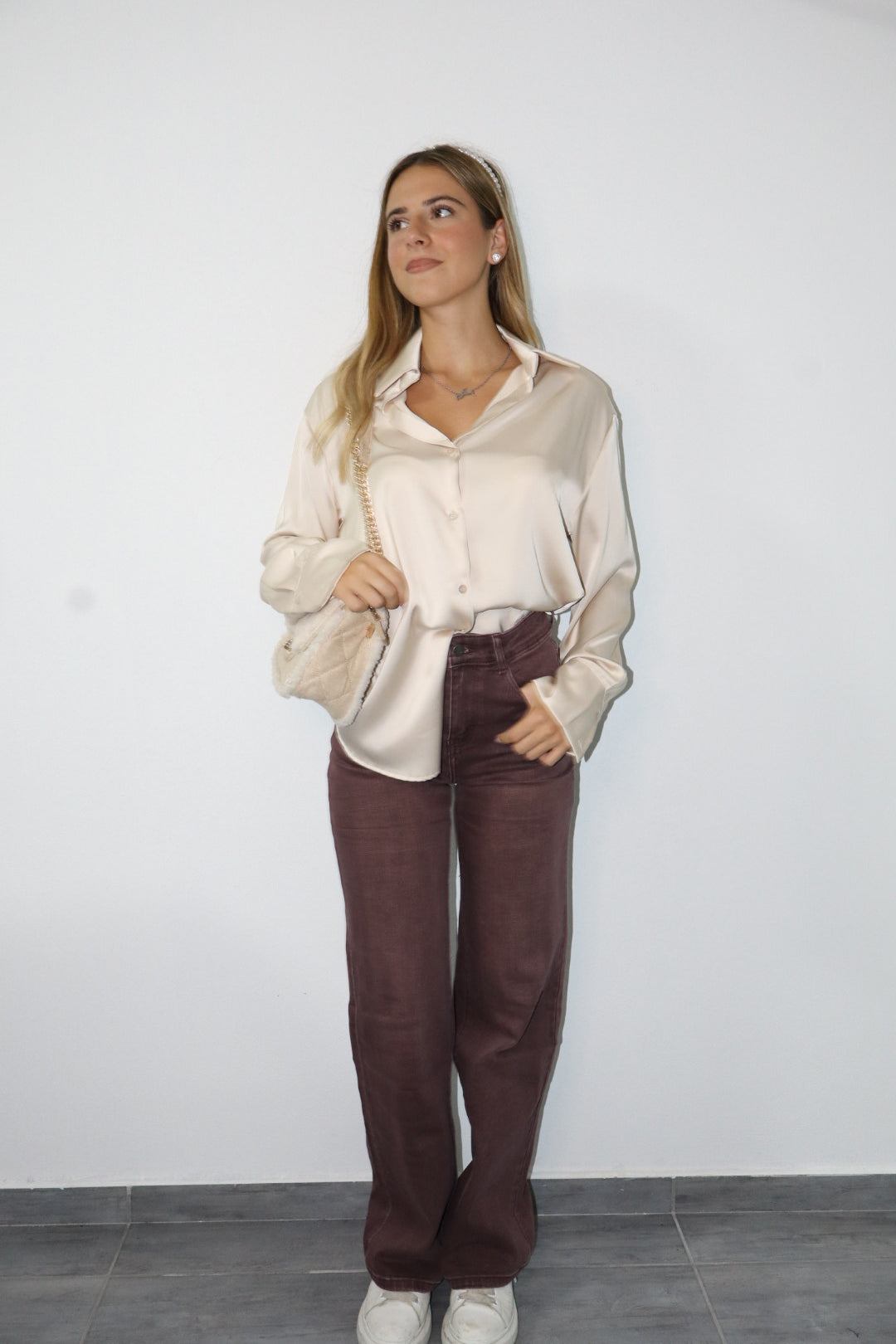 Camicia saten Office