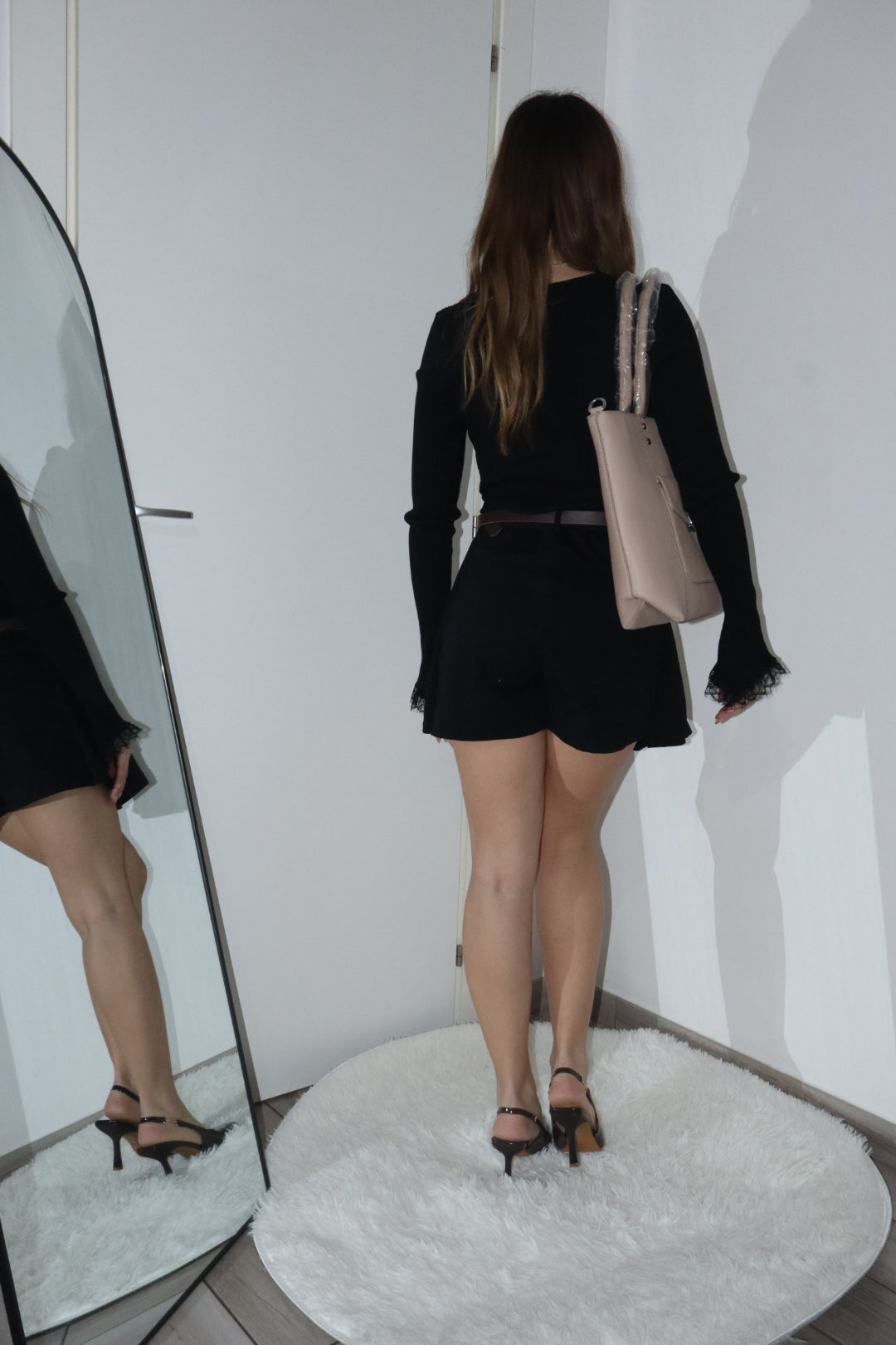 Mini gonna a pantaloncino “Olivia” cinta inclusa