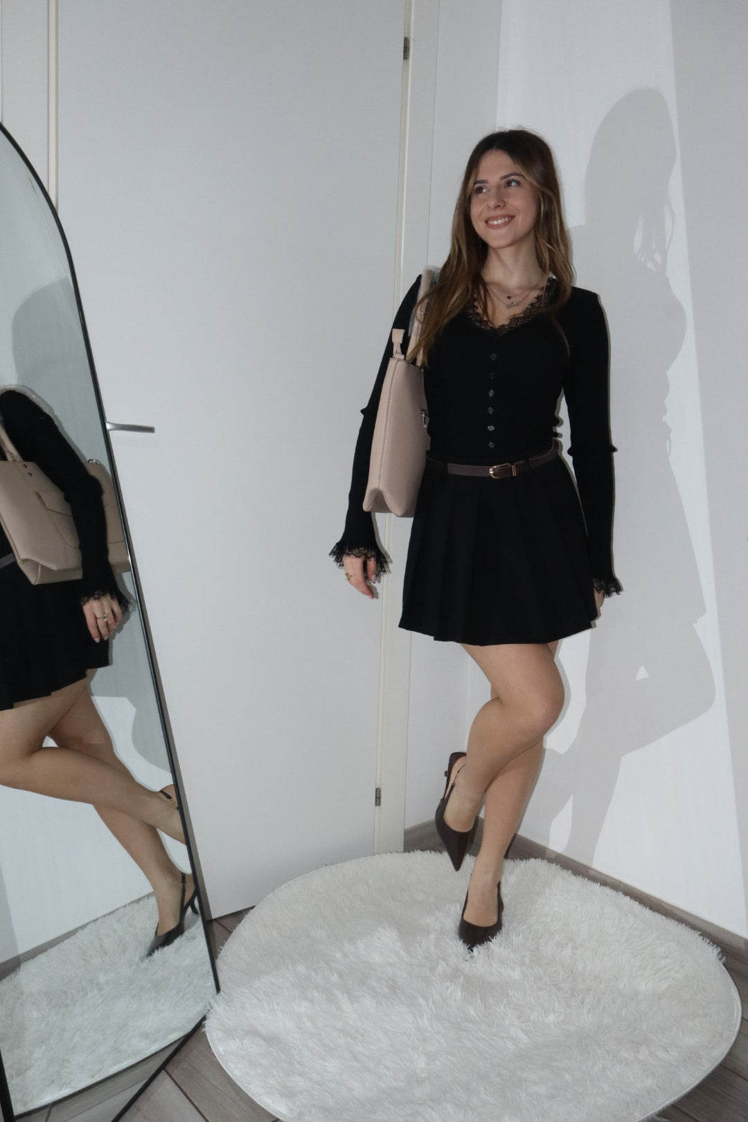Mini gonna a pantaloncino “Olivia” cinta inclusa