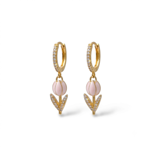 Orecchini tulipan Shine