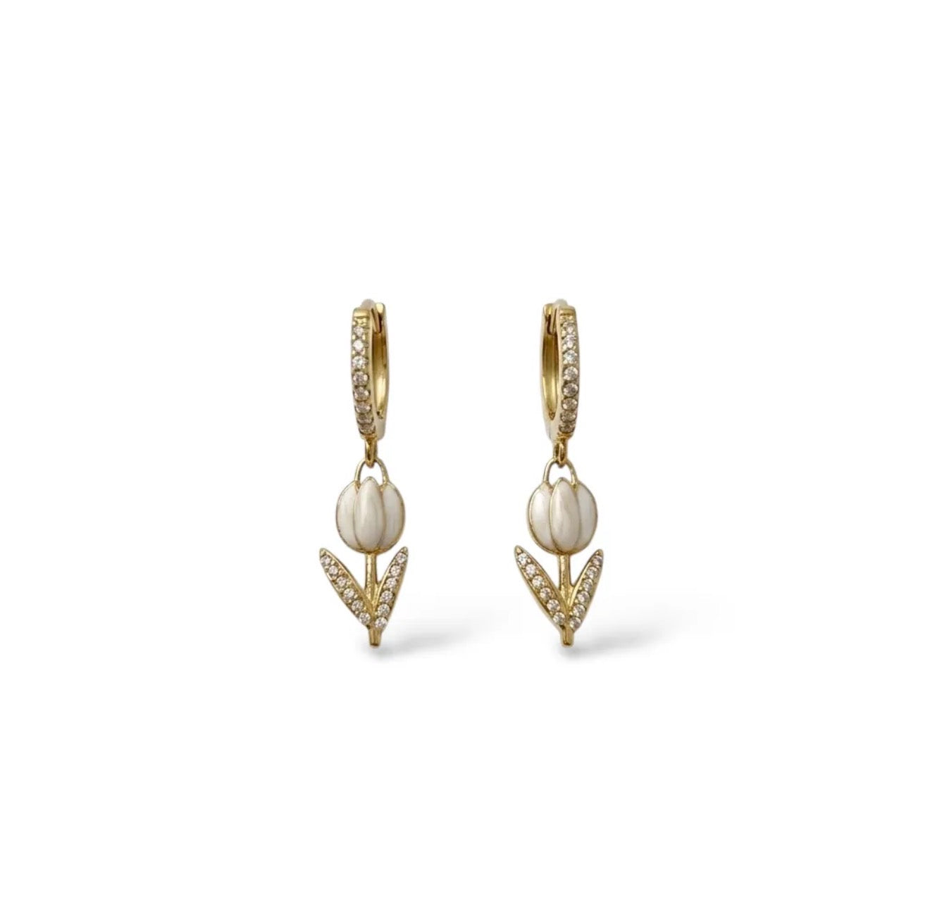 Orecchini tulipan Shine