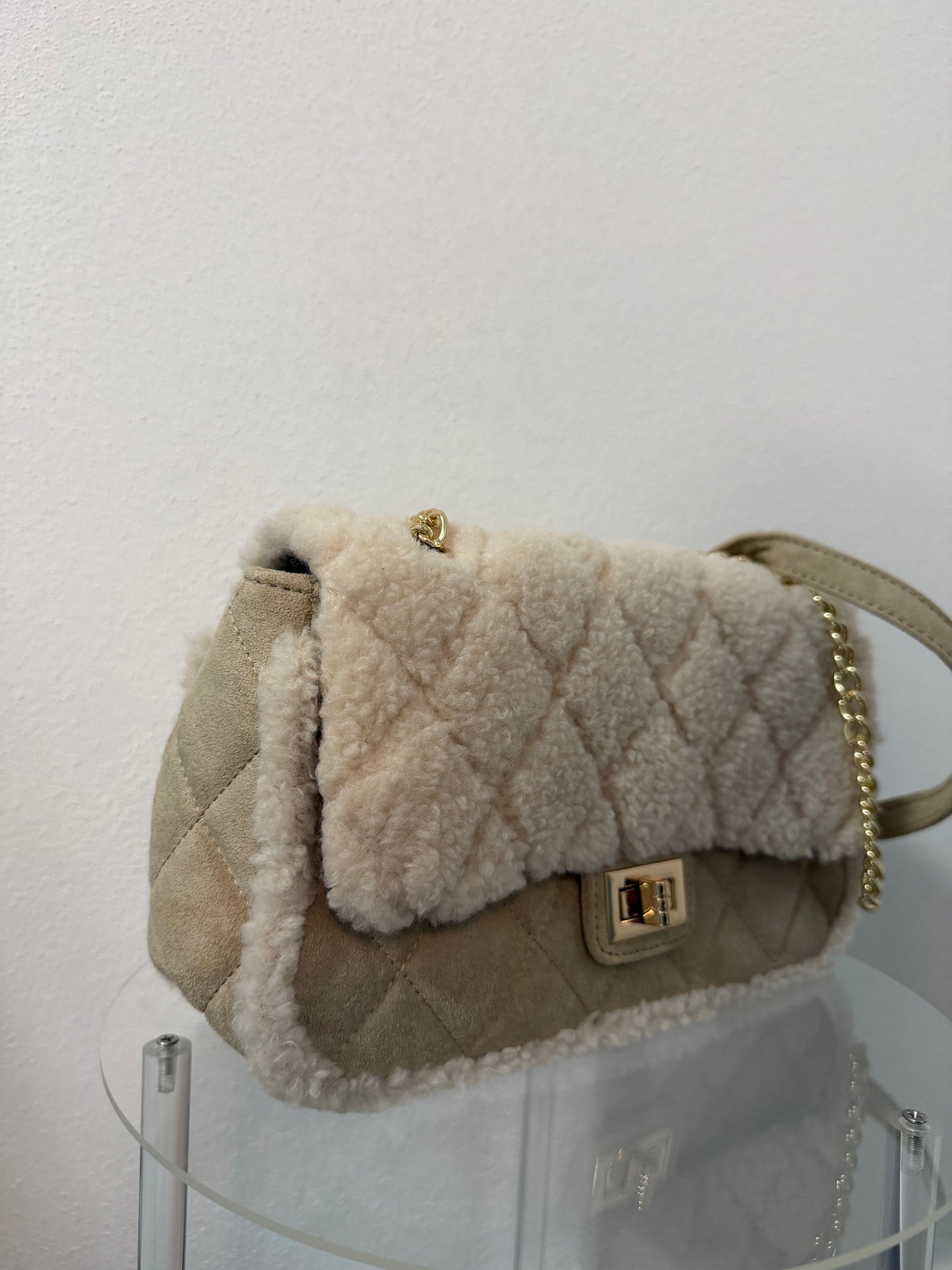 Borsa teddy con tracolla