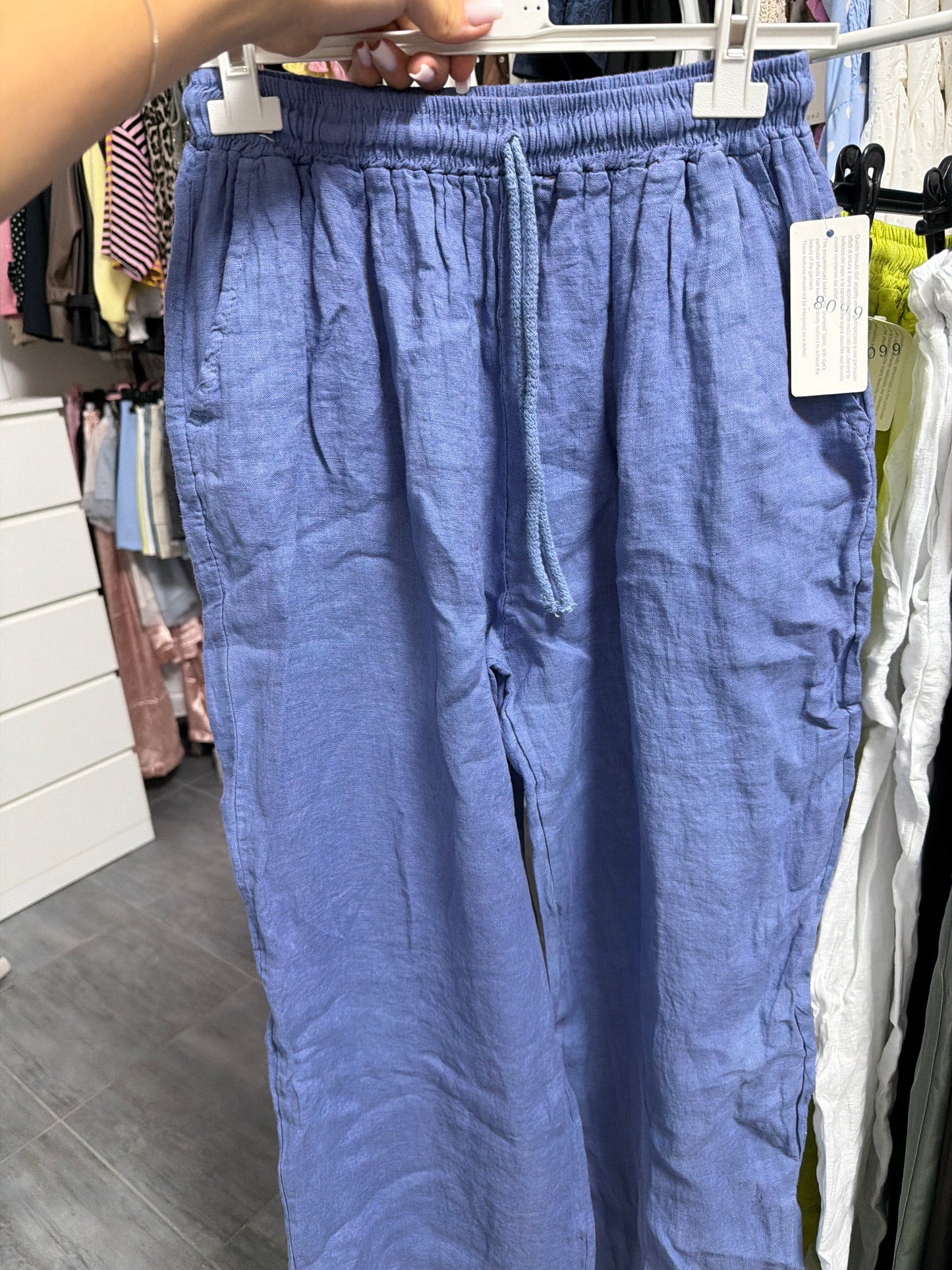 Pantaloni 100%lino (vari colori)
