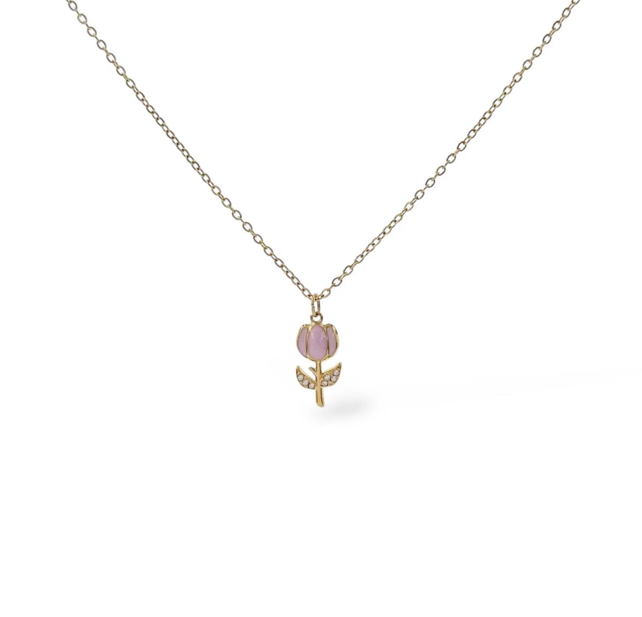 Collana tulipan crystal