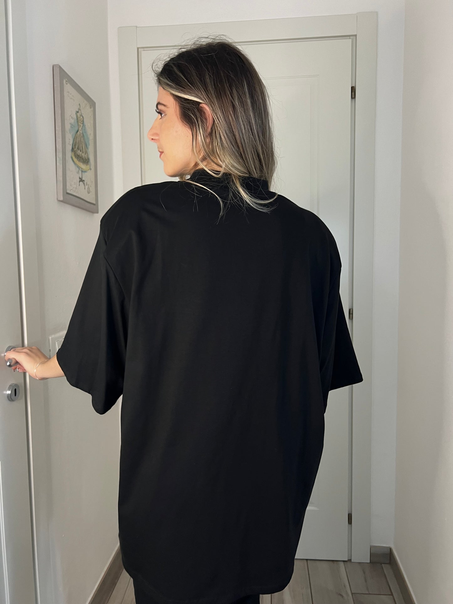 T-shirt baguette nera