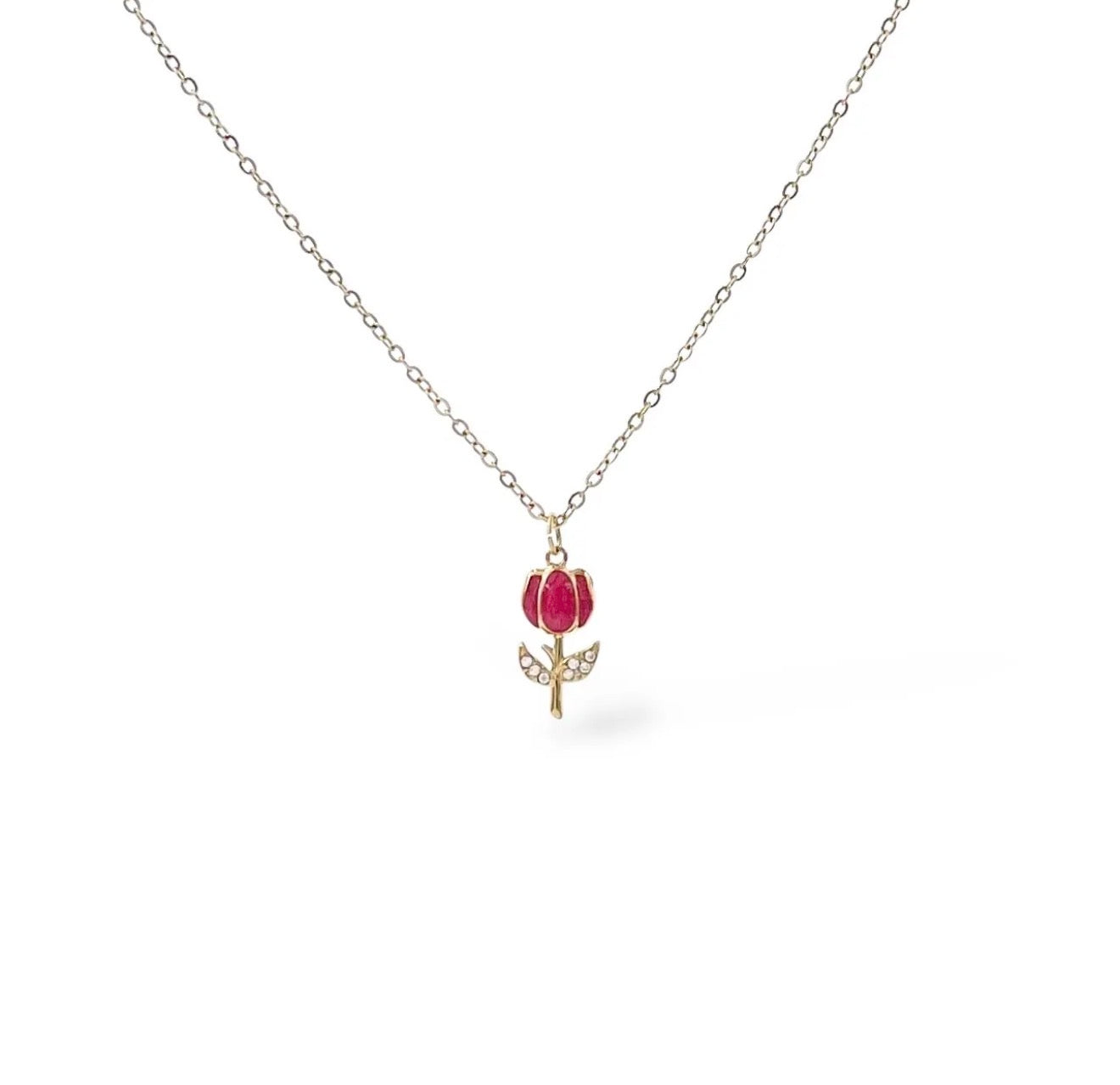 Collana tulipan crystal