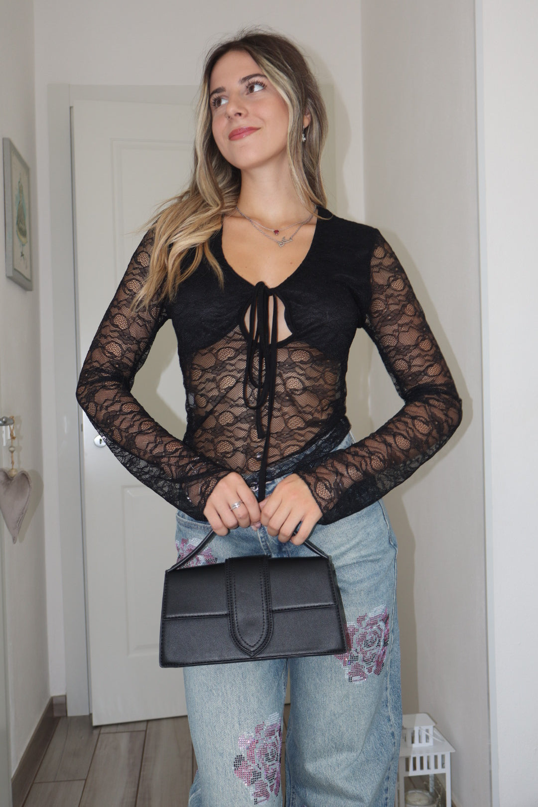 Top Clotilde pizzo (vari colori)