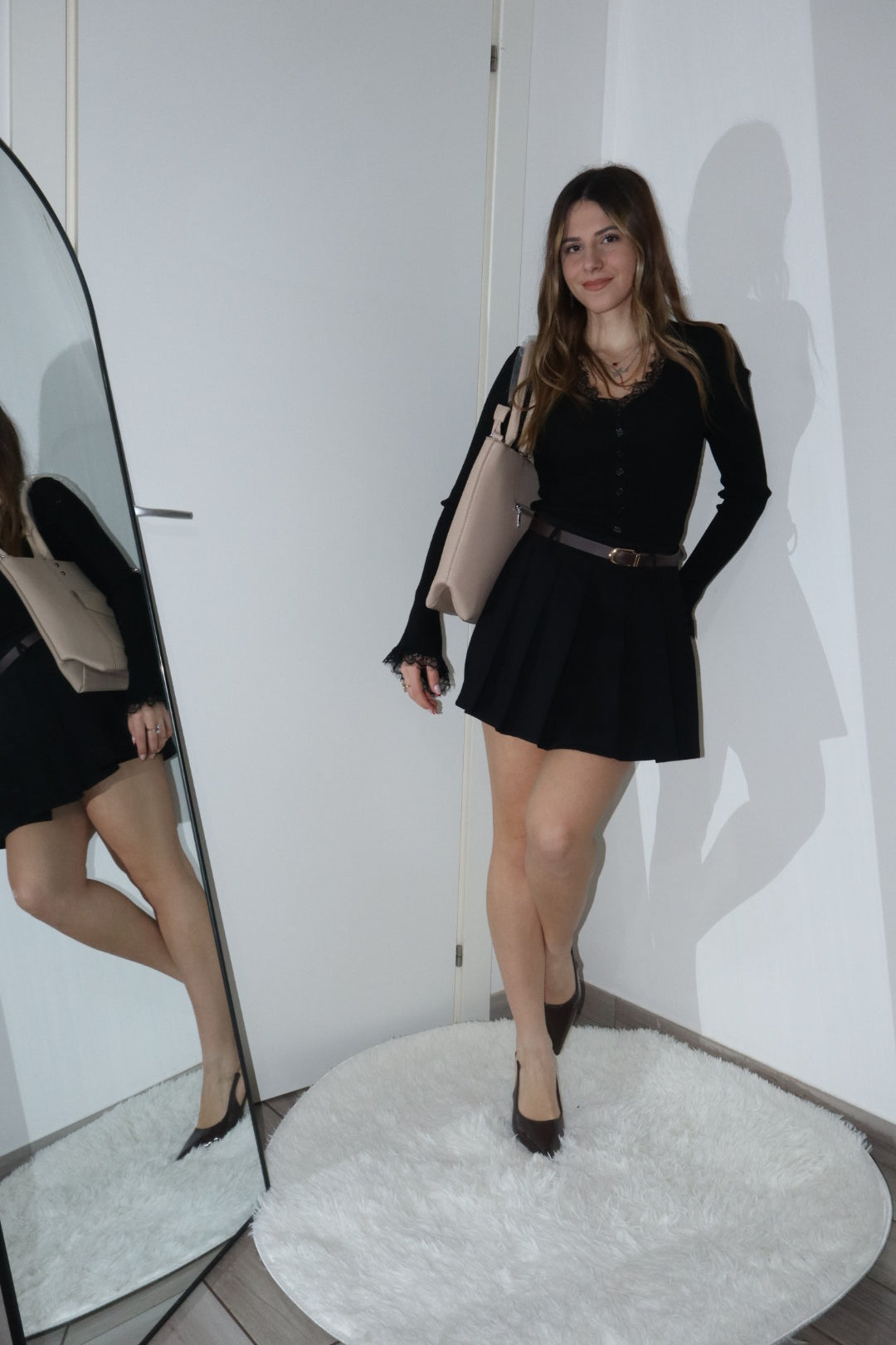 Mini gonna a pantaloncino “Olivia” cinta inclusa