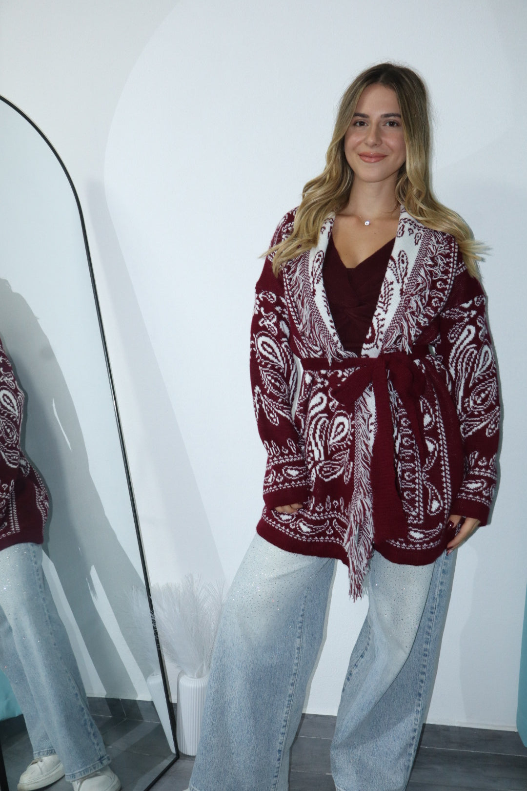 Cardigan con frange 2.0