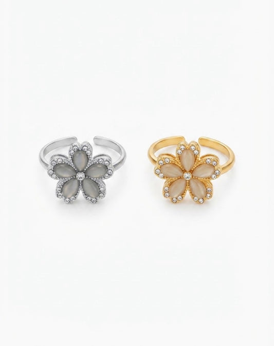 Anello fiore 3D