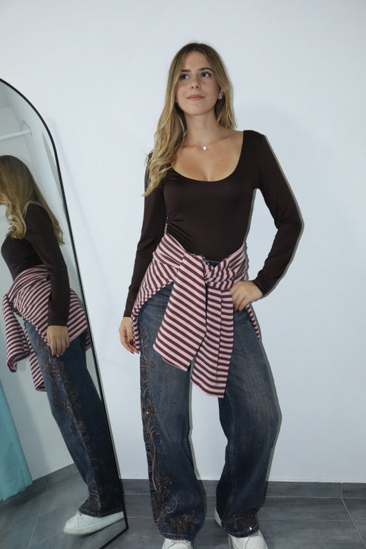 Body basic scollo rotondo “trendy