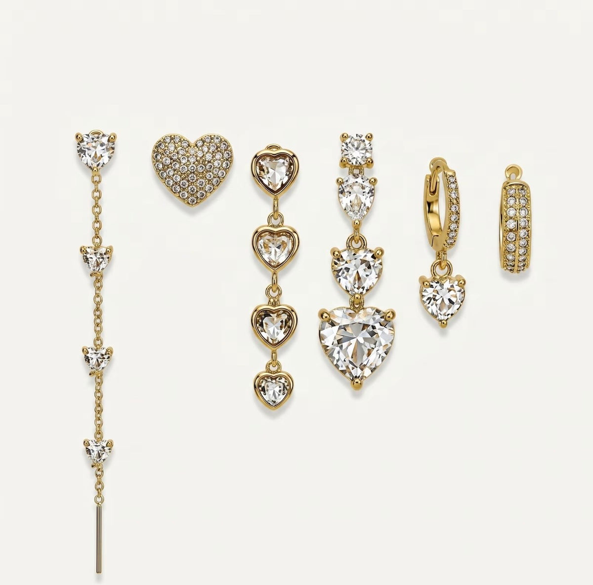 Set orecchini sweet cuori
