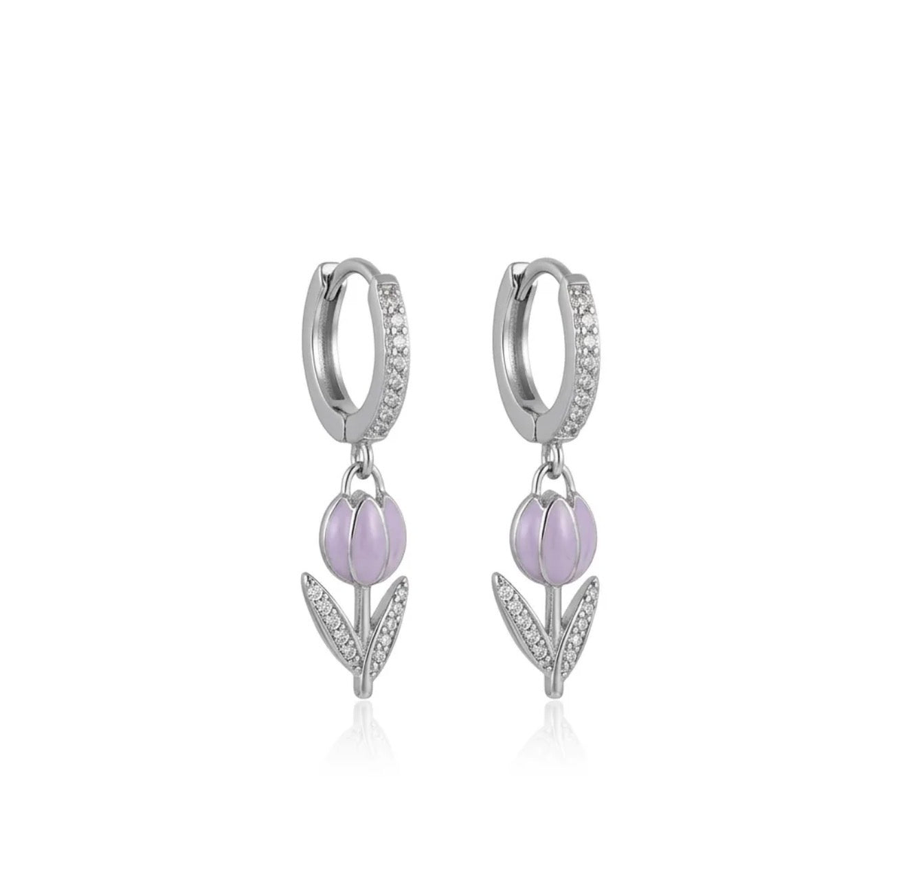 Orecchini tulipan Shine