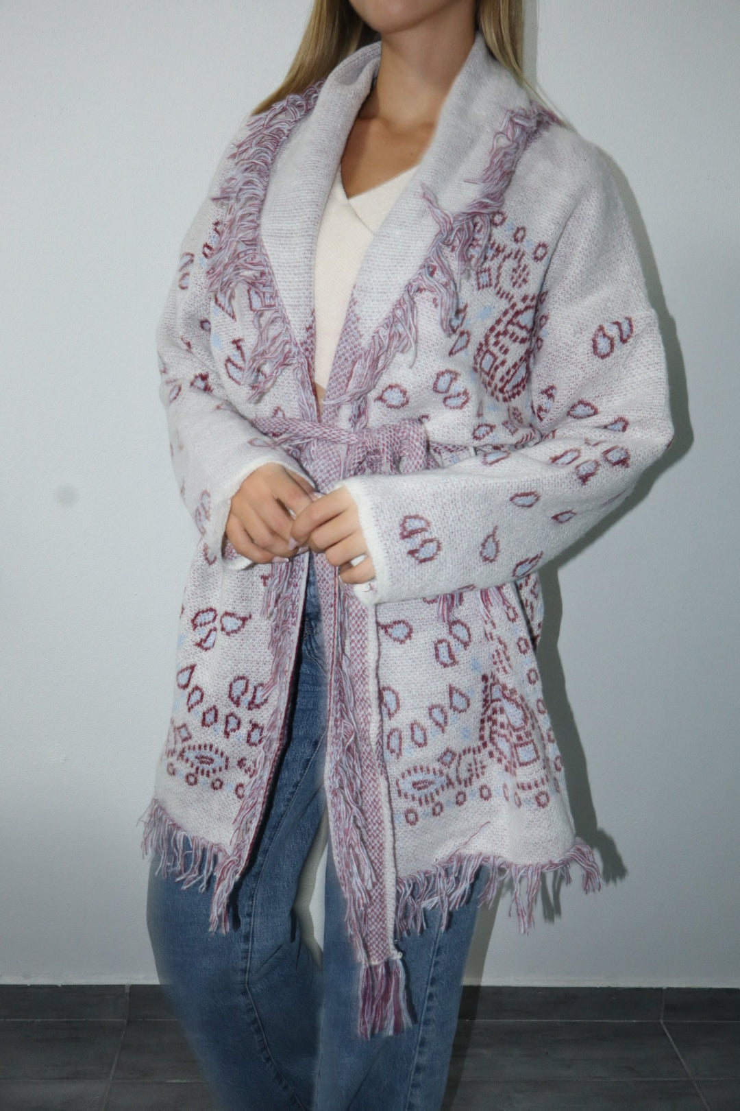 Cardigan frange viral