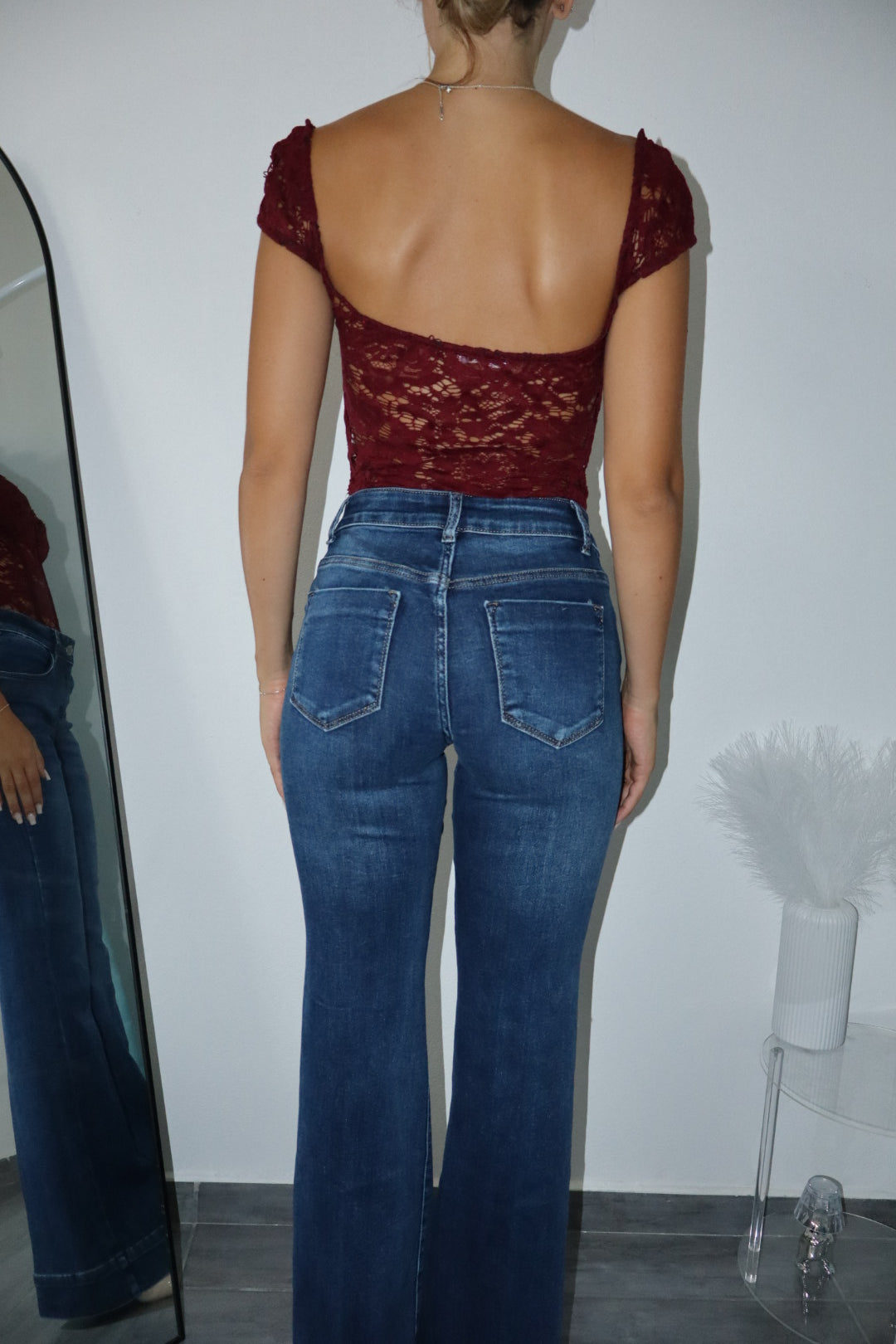 Body pizzo “camelia”