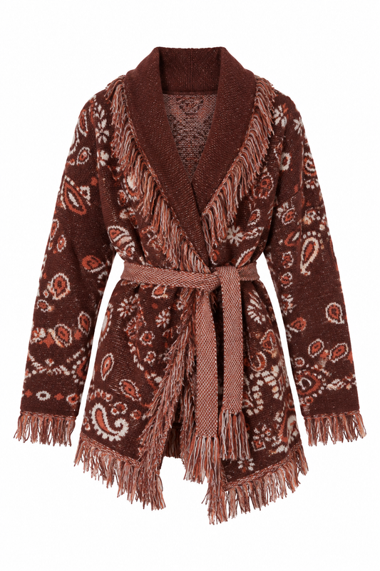 Cardigan frange viral