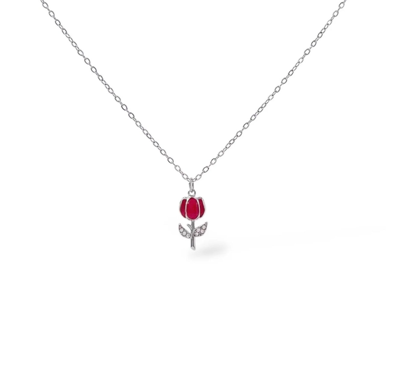 Collana tulipan crystal
