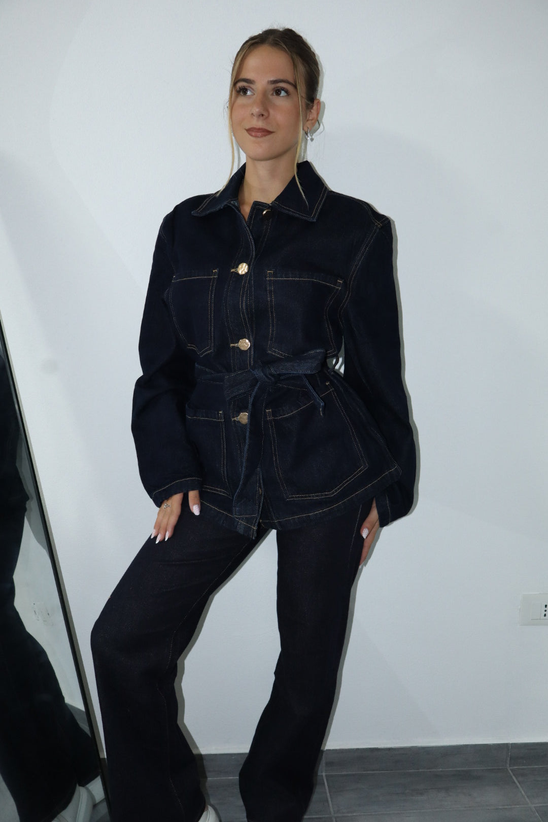 Giacca Hollywood denim scuro