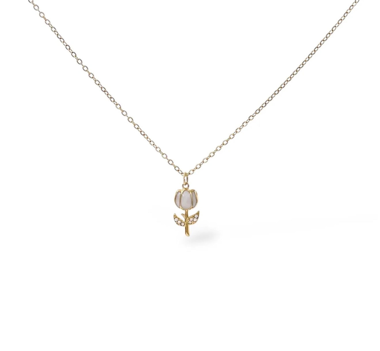 Collana tulipan crystal