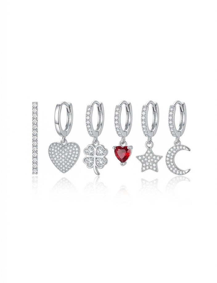 Set 6 orecchini sweet