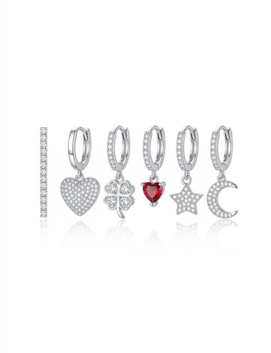 Set 6 orecchini sweet