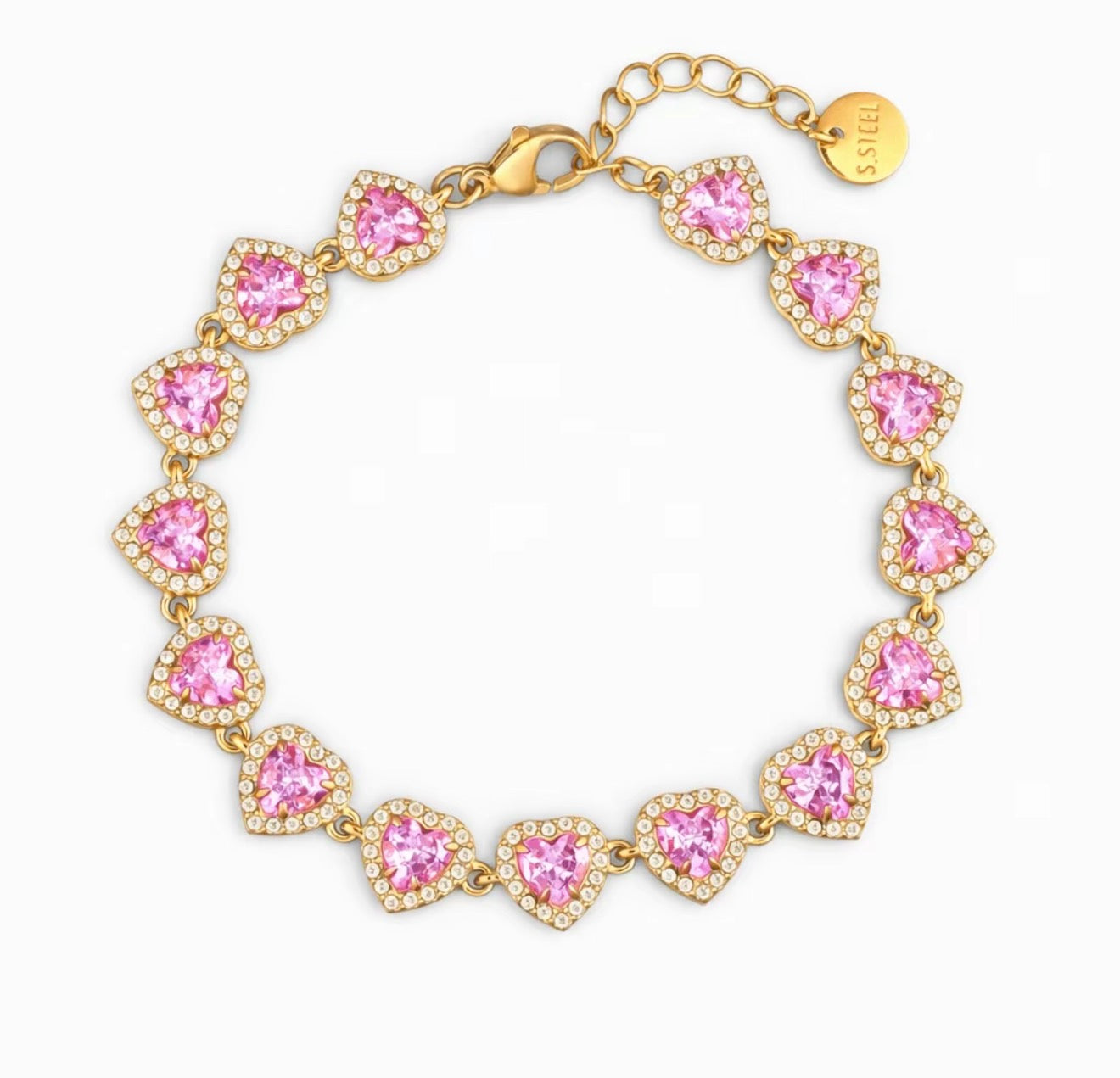 Bracciale punto luce cuore