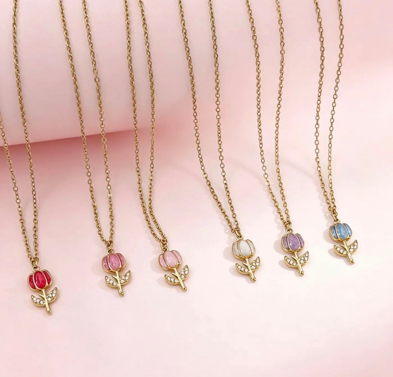 Collana tulipan crystal