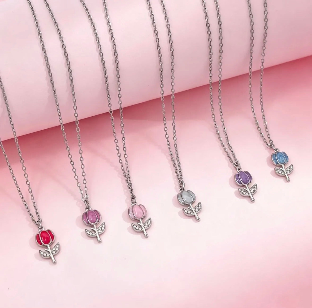 Collana tulipan crystal