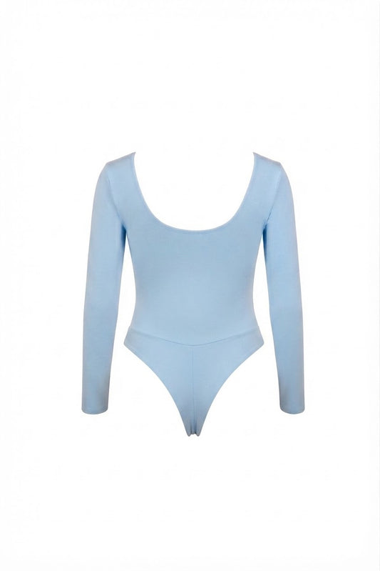Body lycra con scollo rotondo(vari colori)
