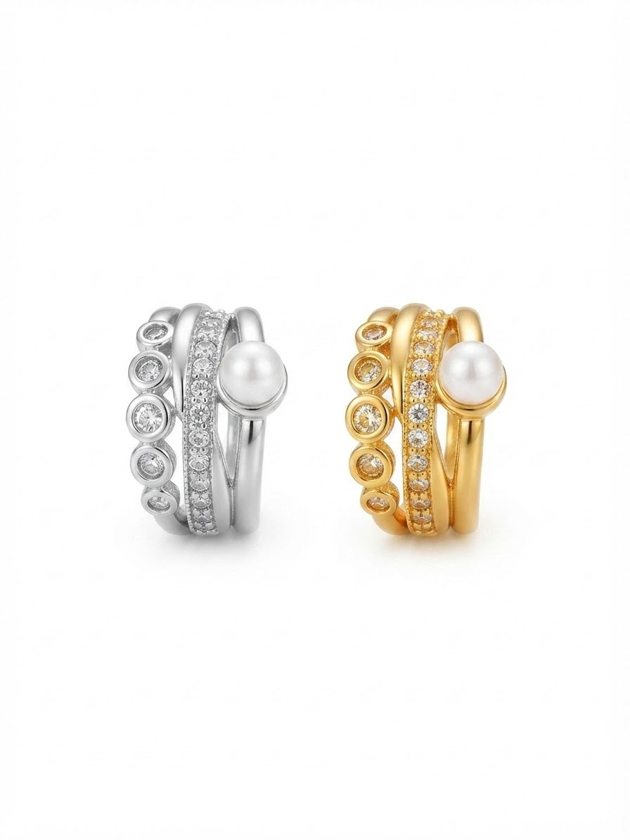 Earcuf tris perla crystal