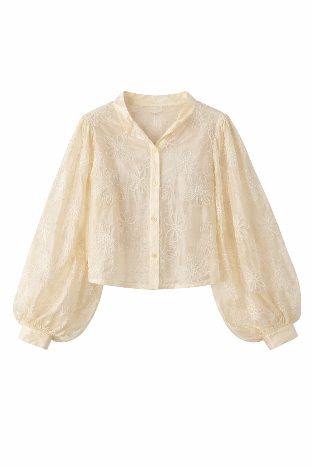 Camicia velata con fiori “serenity” (vari colori)