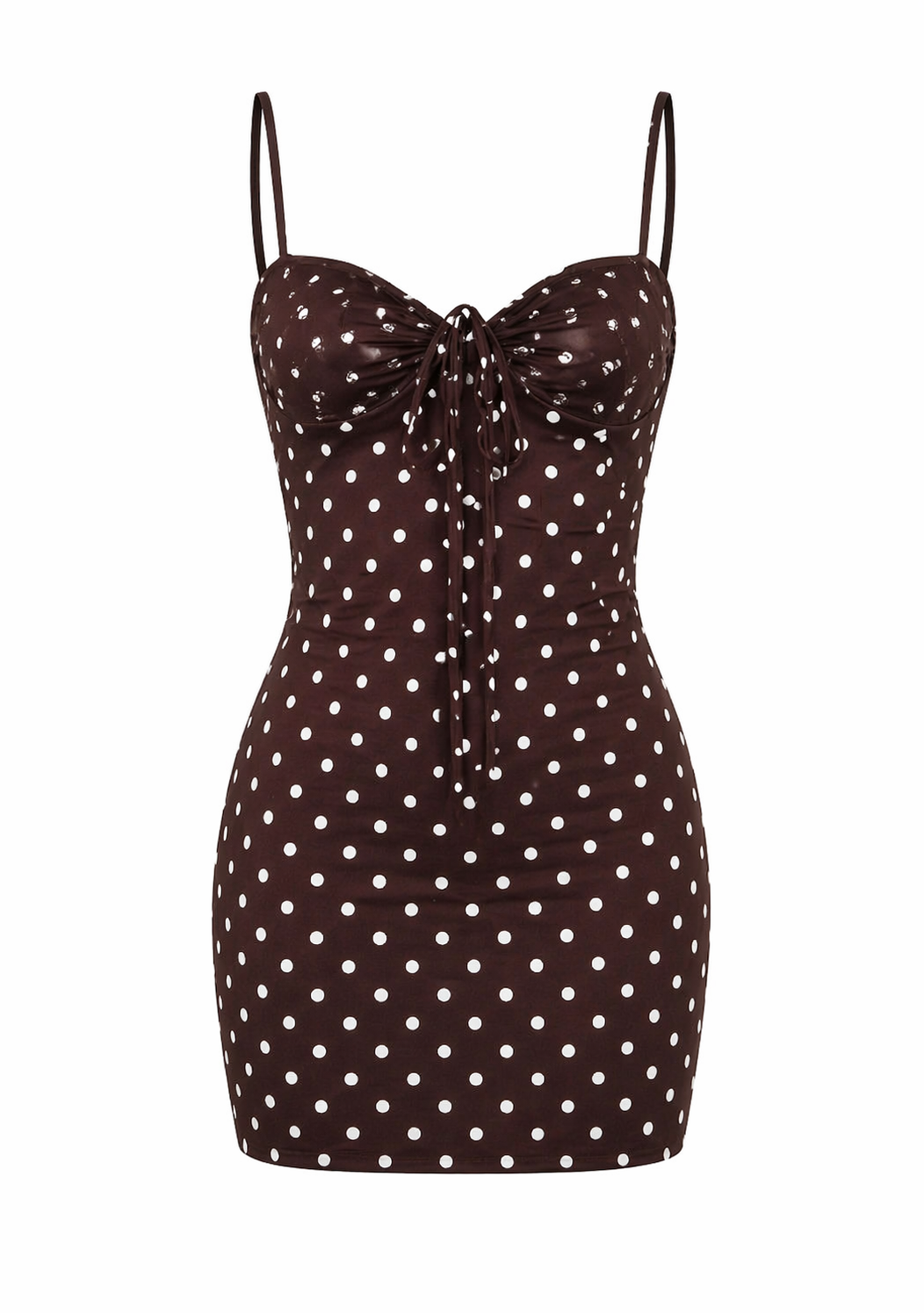 Mini dress con pois “malibú”