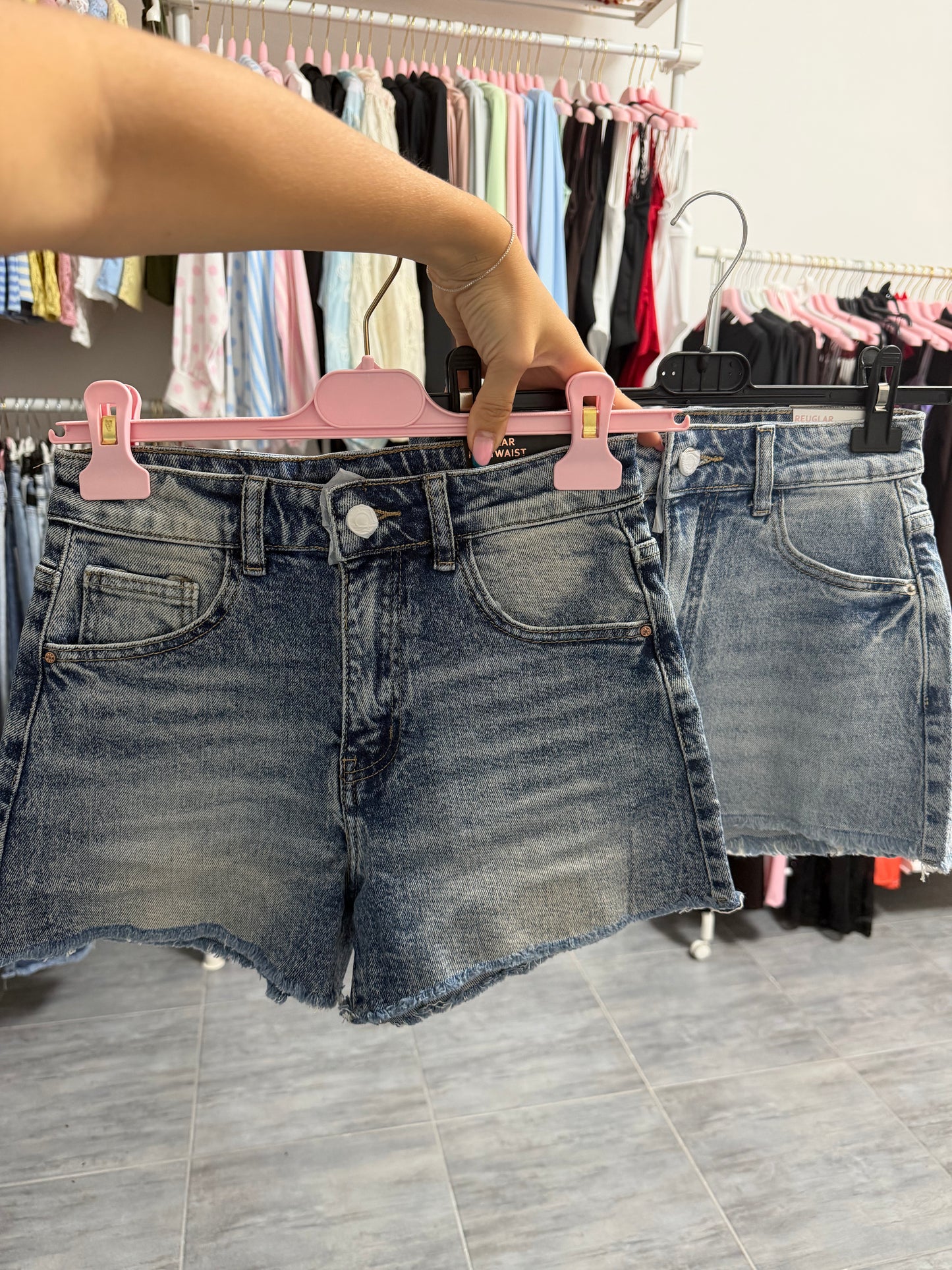 Pantaloncino denim modello “lev” (senza targhetta)
